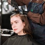 Hair color service